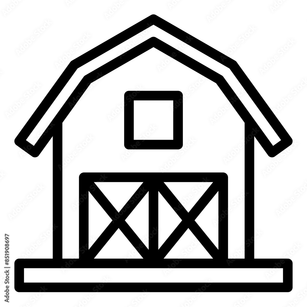 house line icon vector illustration isolated on white background house line icon vector illustration isolated on white background