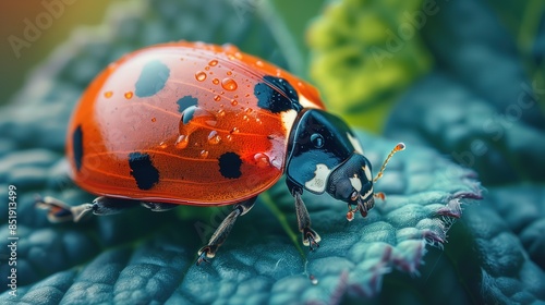 Ladybug and Leaf