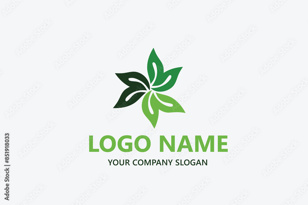 leaf logo design ready vector template leaf logo design ready vector template
