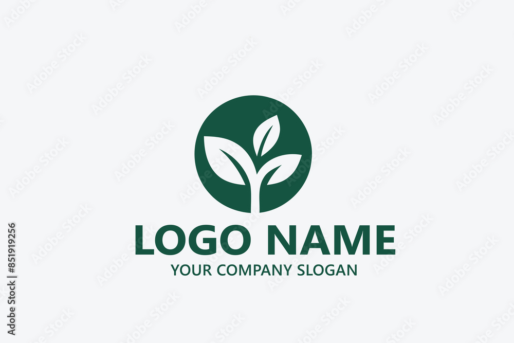 leaf logo design ready vector template leaf logo design ready vector template