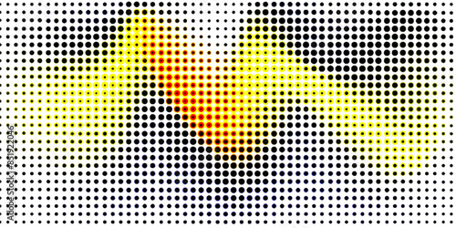 Wallpaper Mural Abstract colorful halftone texture dots pattern minimal multicolor abstract background vector illustration, vibrant trendy texture with colors cover design template halftone seamless background. Torontodigital.ca
