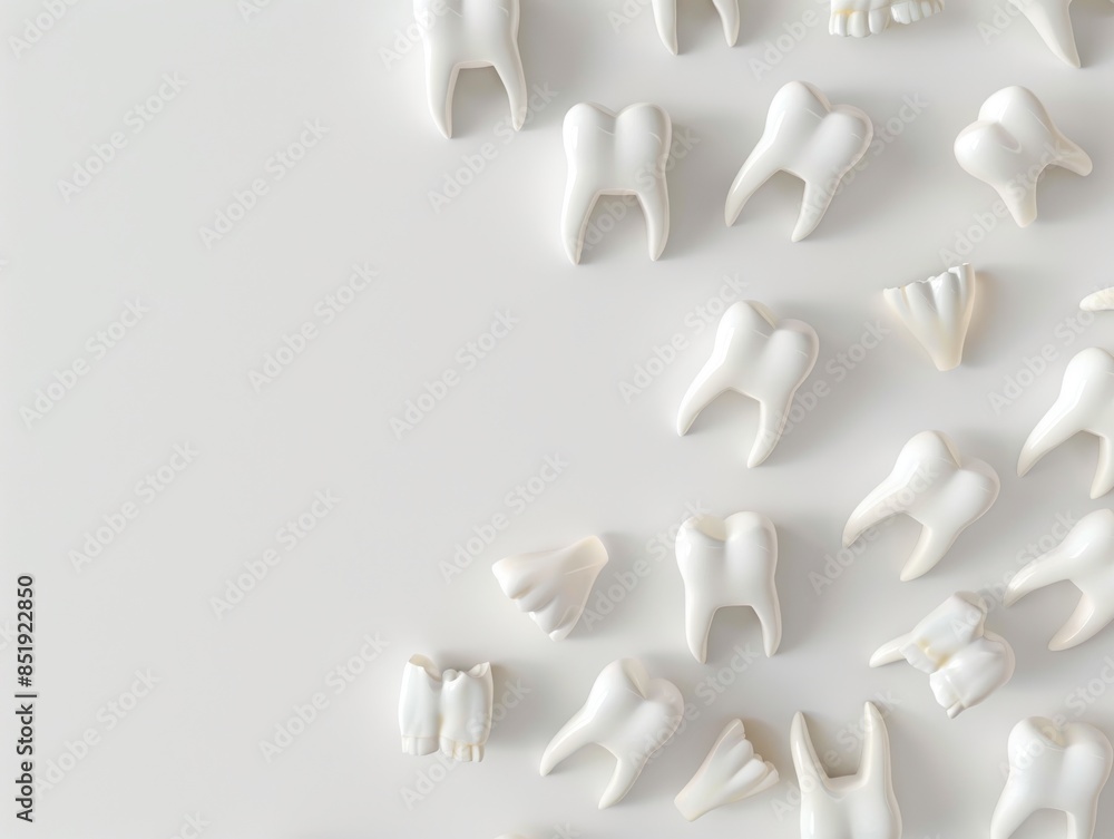 teeth white space for dental care Dental background teeth white space for dental care Dental background