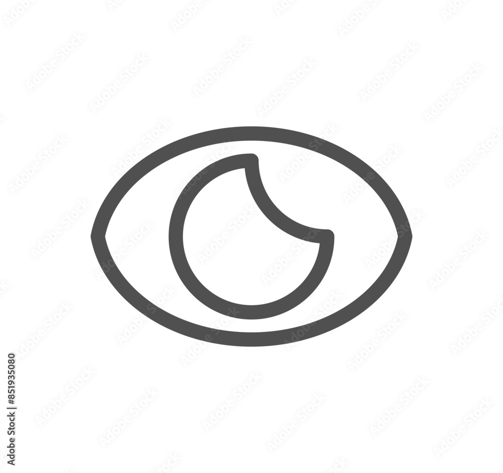 Eye and view related icon outline and linear vector.
Eye and view related icon outline and linear vector.