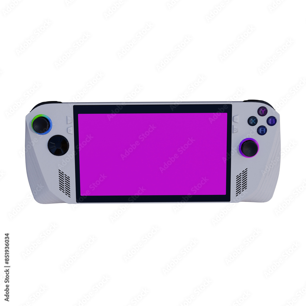 3d render gaming console with transparent background 3d render gaming console with transparent background
