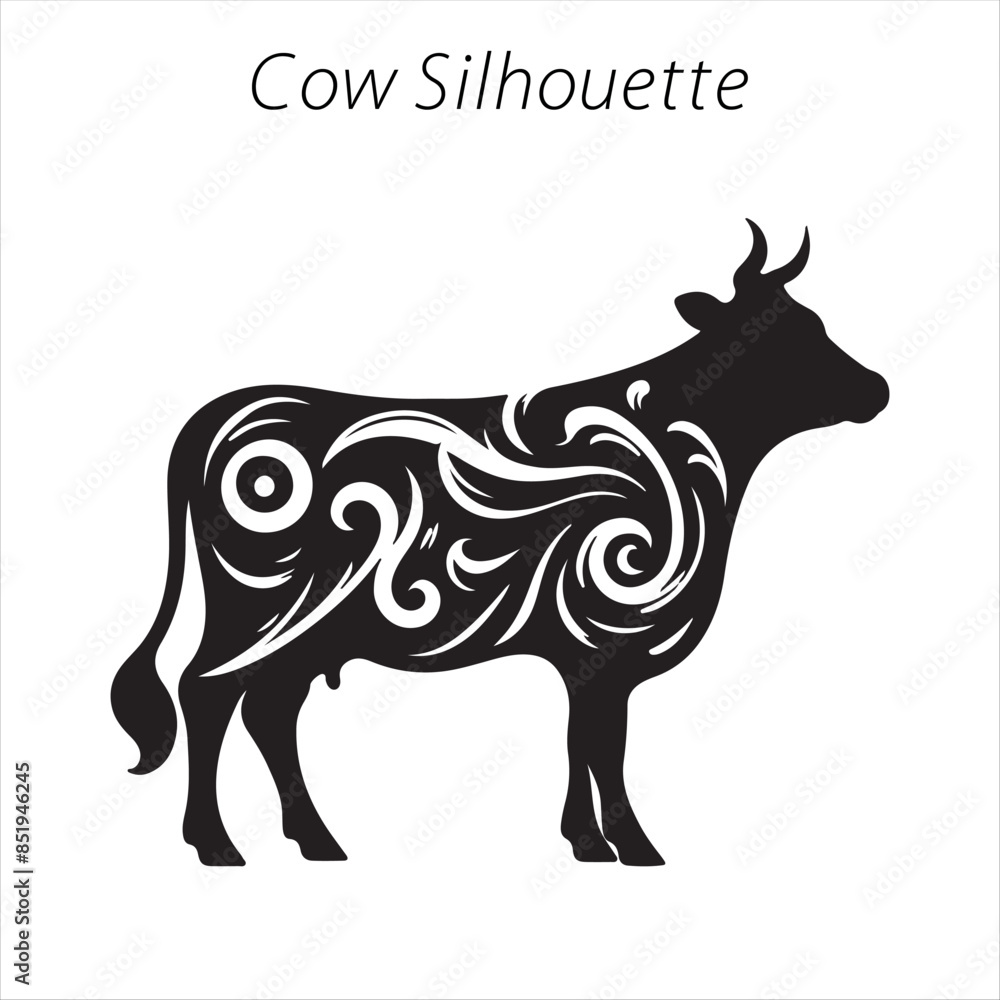cow silhouette