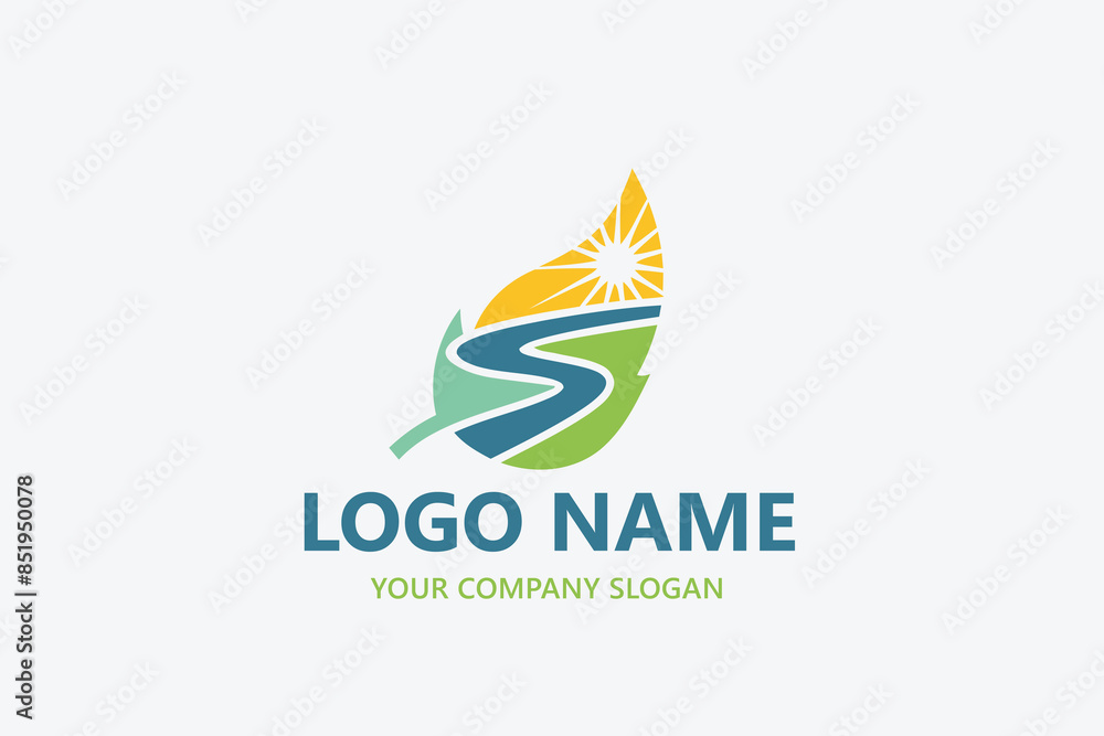 Landscape Environmental vector logo template Landscape Environmental vector logo template
