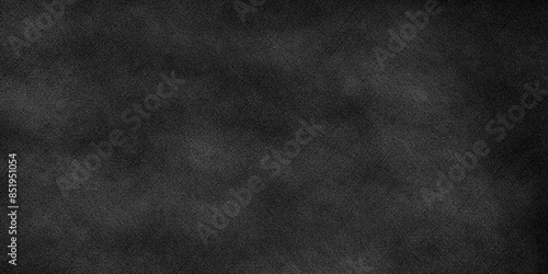 Dark Black background texture, old vintage charcoal black backdrop paper with watercolor. Abstract background with black wall surface, black stucco texture. Black gray satin dark texture luxurious.