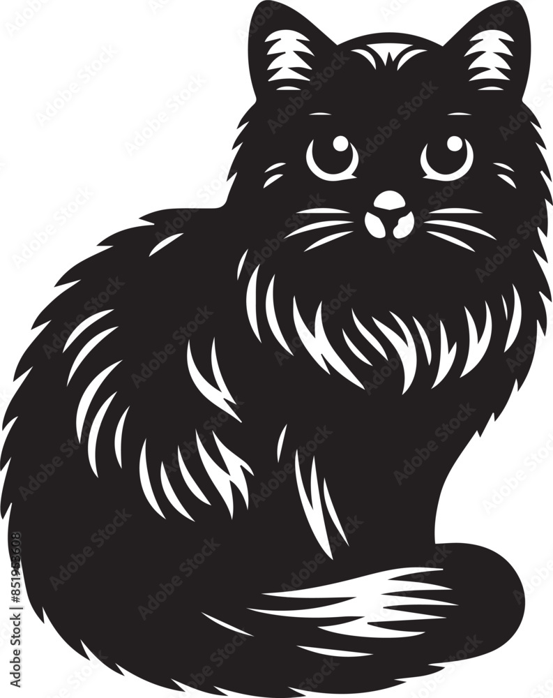 illustration of a cat