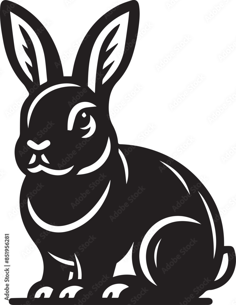 Fototapeta premium illustration of a rabbit