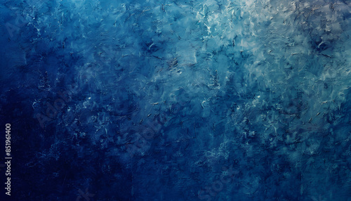 Dark blue gradient on grainy background © Oleksiy