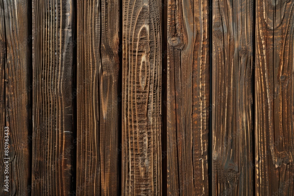 Fototapeta premium Deck Texture. Close Up of Modern Tan Wood Background, Sepia Tone Concept