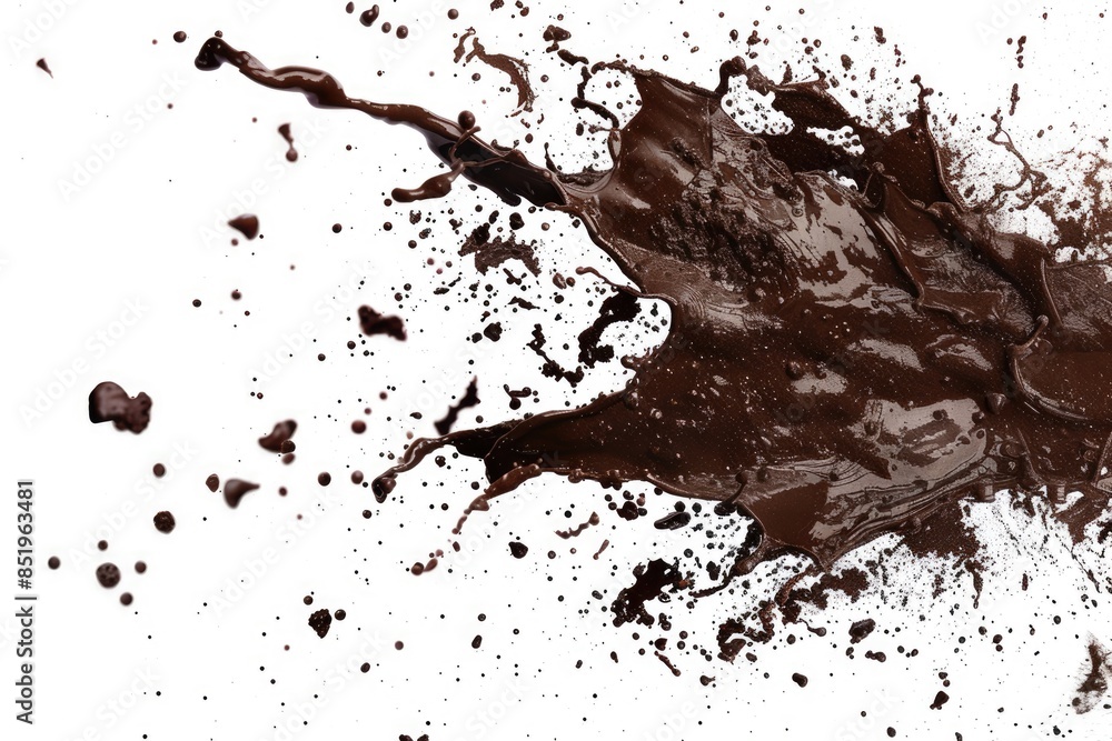 Dirt Spatter. Splash of Mud on Isolated White Background with Abstract Texture Dirt Spatter. Splash of Mud on Isolated White Background with Abstract Texture