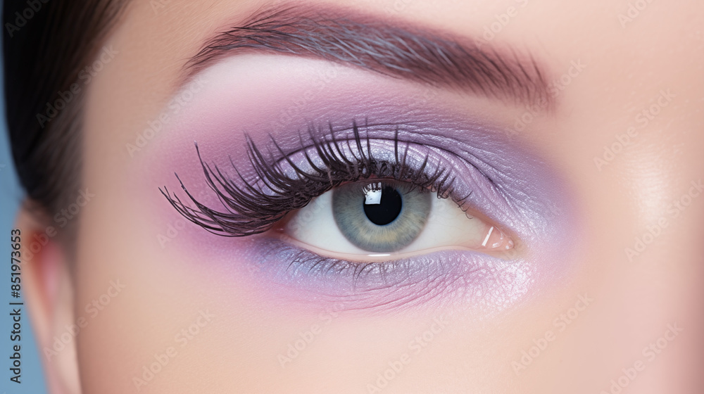 Obraz premium modern attractive eye make