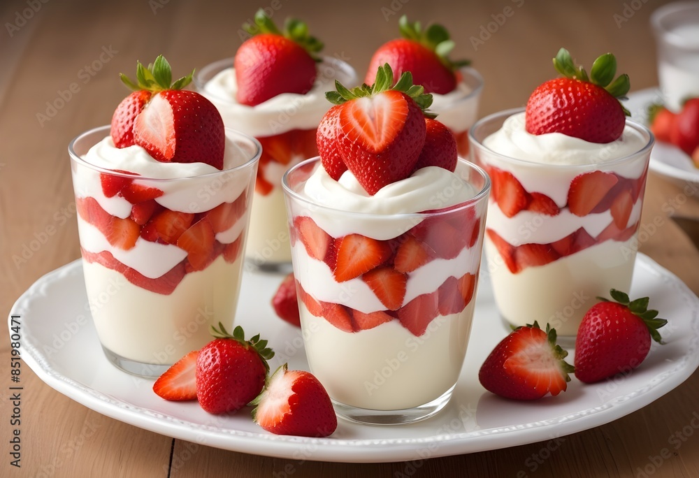 Strawberry dessert Strawberry dessert