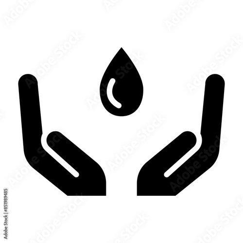 Water Glyph Icon
