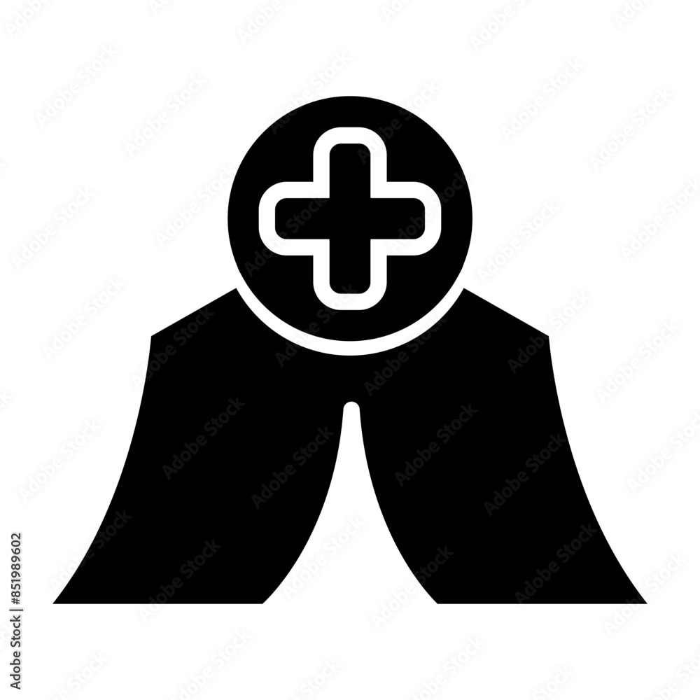 Refugee Glyph Icon Refugee Glyph Icon