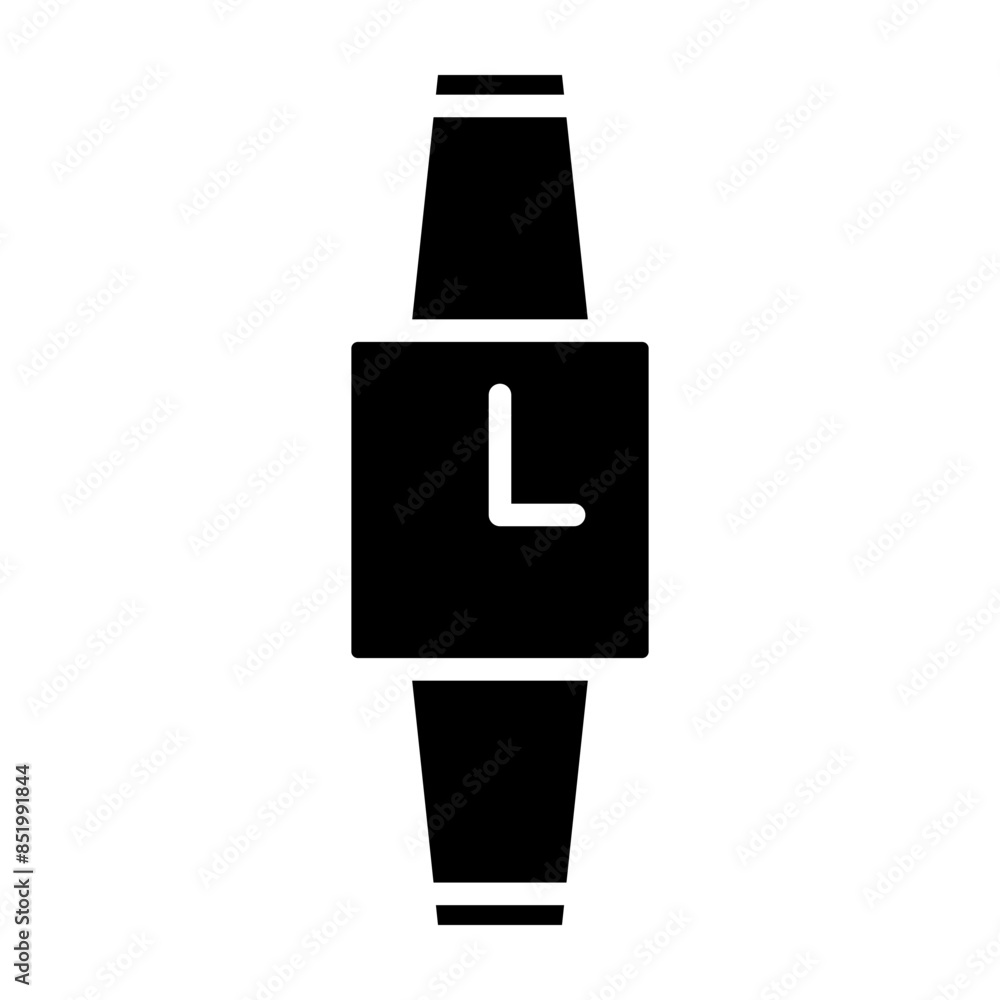 Smartwatch Glyph Icon Smartwatch Glyph Icon