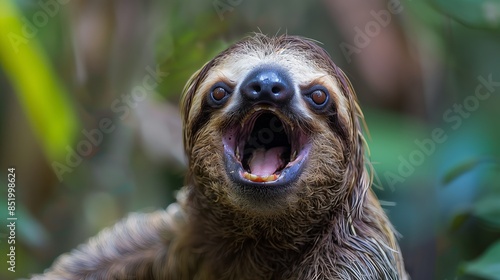 Laughing sloth