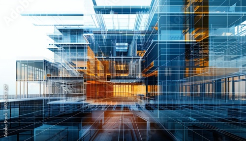 Fototapeta Naklejka Na Ścianę i Meble -  Advances in AI-powered design and construction