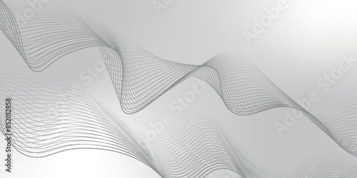 White background with minimal wave line overlay for banner, wallpaper, sales banner and poster