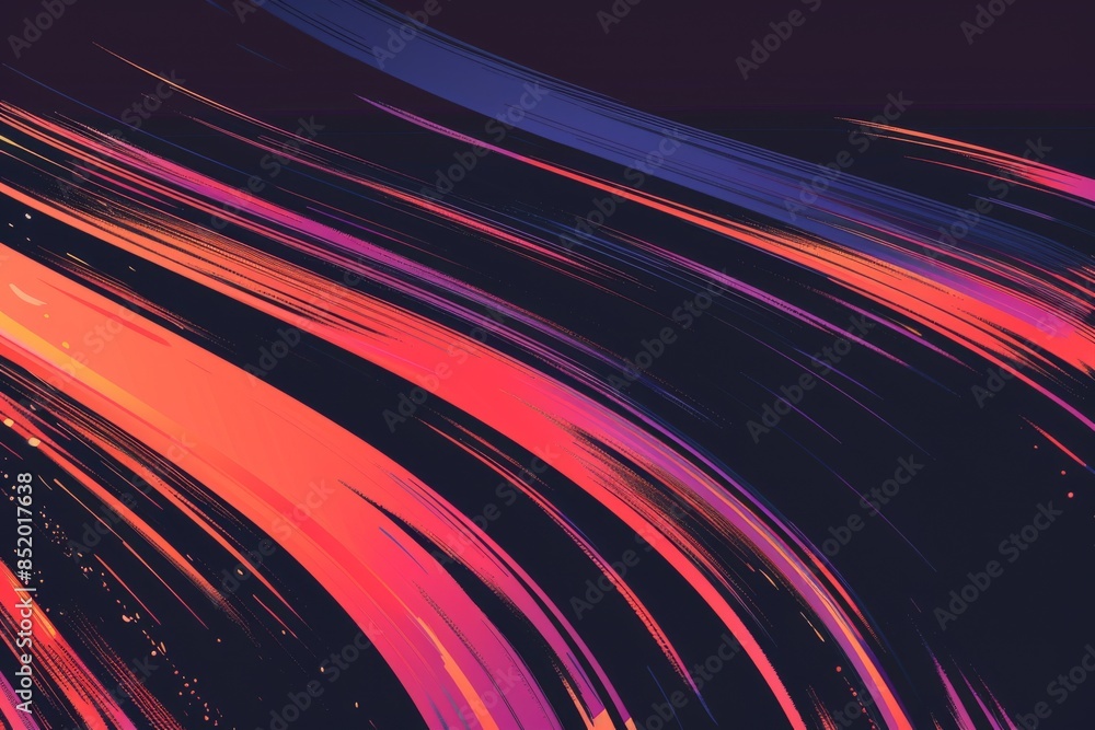 Abstract Digital Art With Swirling Red, Purple, and Black Hues Abstract Digital Art With Swirling Red, Purple, and Black Hues