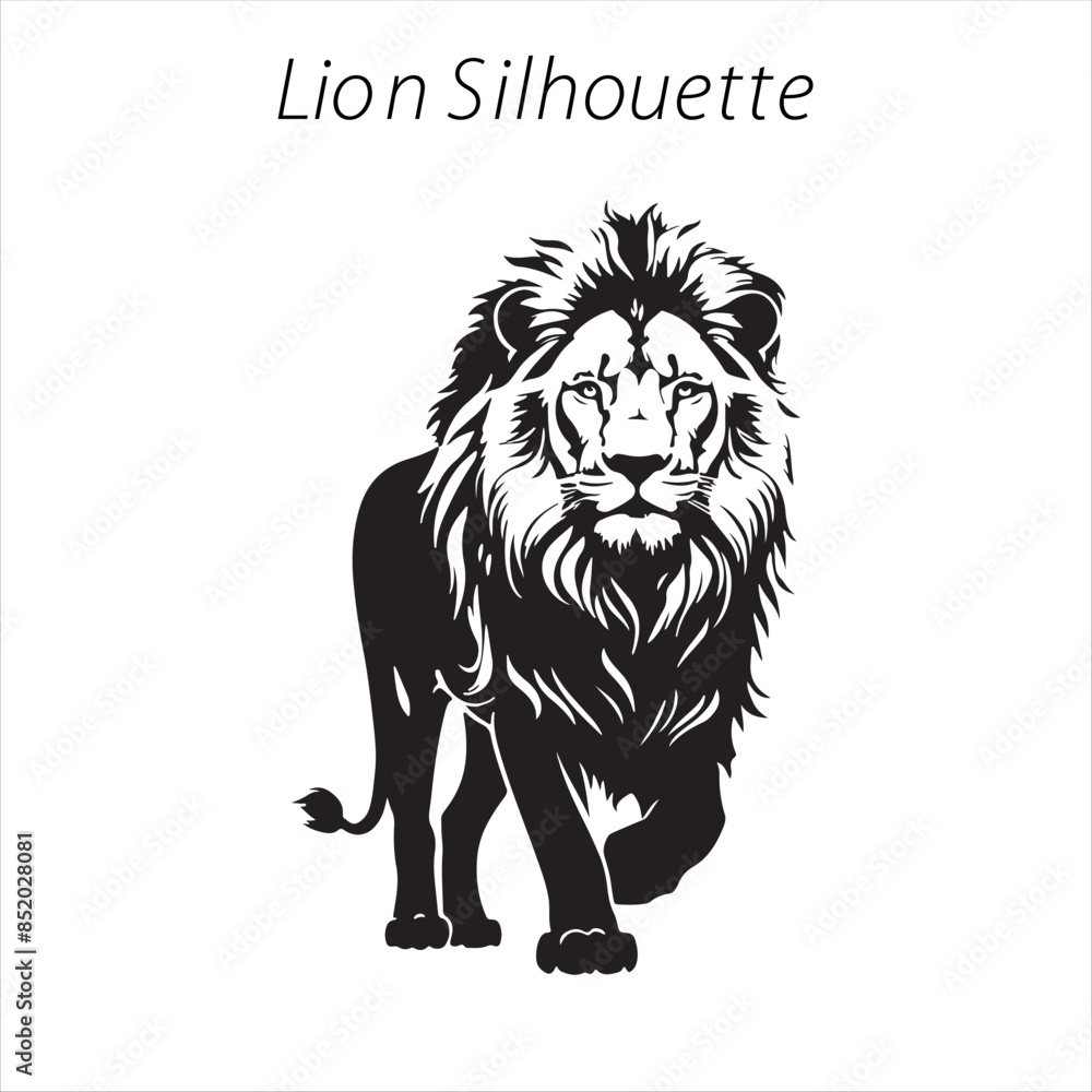 lion silhouette lion silhouette