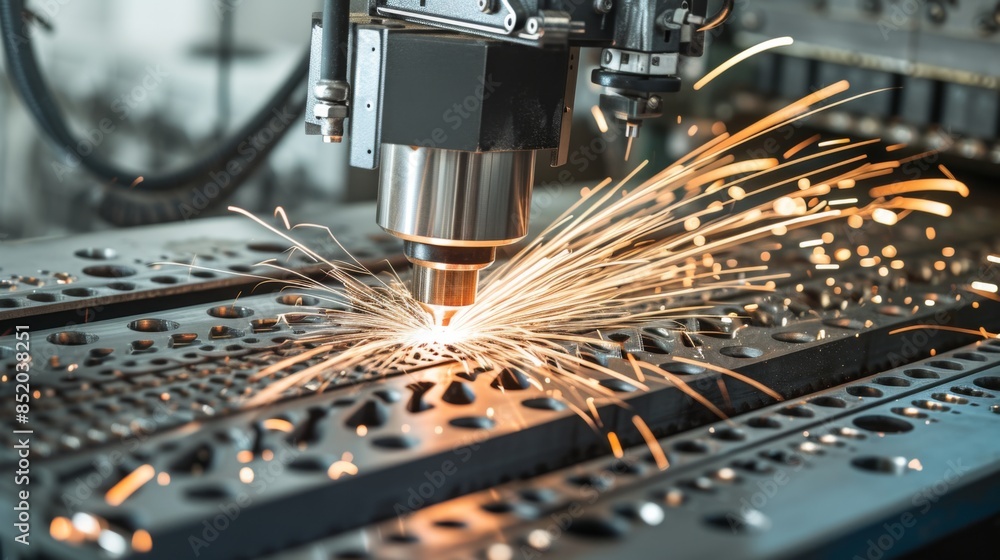 A milling operation is performed on a lathe CNC machine, showcasing precision manufacturing and machining A milling operation is performed on a lathe CNC machine, showcasing precision manufacturing and machining