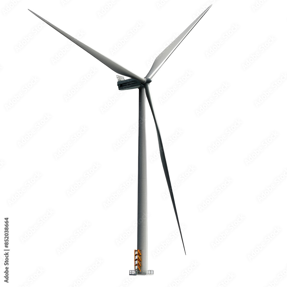 Wind turbine Isolated on white background Wind turbine Isolated on white background