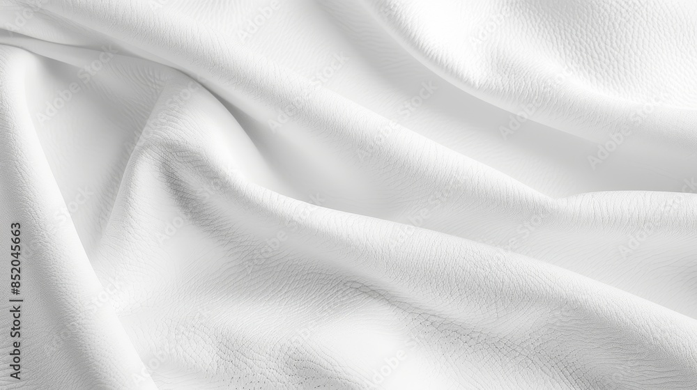Obraz premium White leather texture background