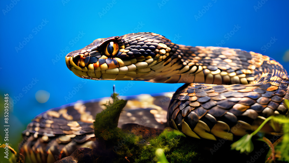 Obraz premium Witness the Majesty of the Snake Kingdom - Our Wildlife Photography Collection