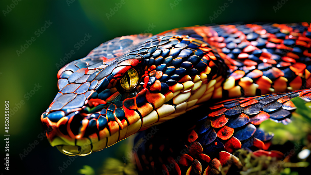 Fototapeta premium Witness the Majesty of the Snake Kingdom - Our Wildlife Photography Collection