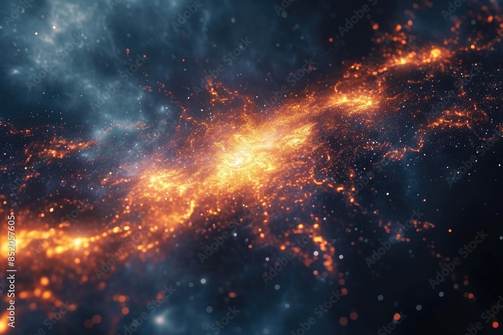 a computer screen with a galaxy, Explore the mysteries of dark energy a computer screen with a galaxy, Explore the mysteries of dark energy
