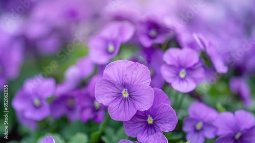 Close up of violet bloom