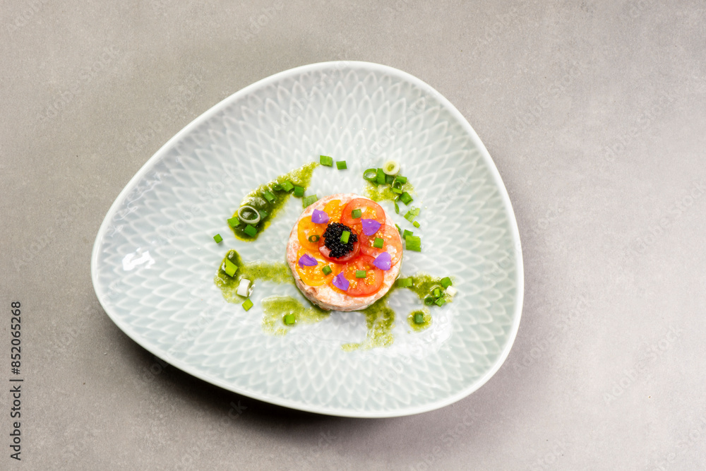 Salmon Caviar with Salmon Salmon Caviar with Salmon