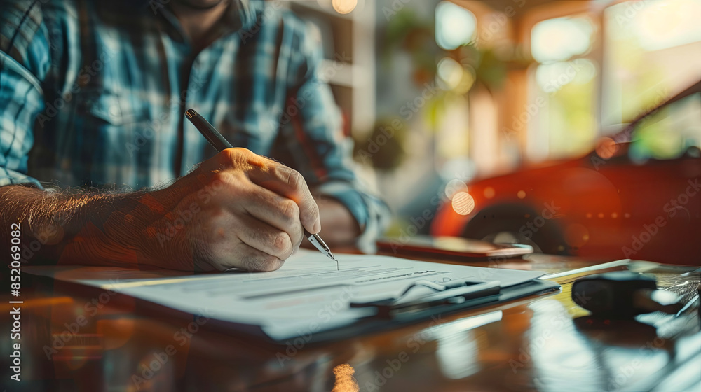 Signing car insurance documents involves carefully reviewing the policy terms, verifying personal and vehicle information Signing car insurance documents involves carefully reviewing the policy terms, verifying personal and vehicle information