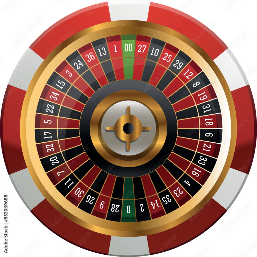 casino roulette wheel with casino chips isolated on green casino table realistic objects 3d casino roulette wheel with casino chips isolated on green casino table realistic objects 3d