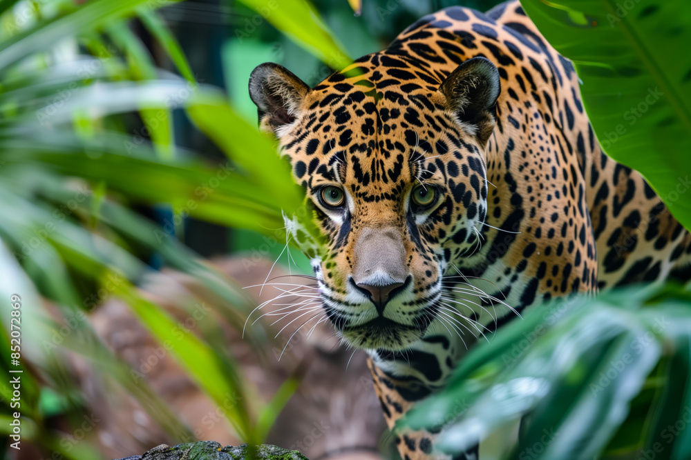 Obraz premium Tropical animal jaguar