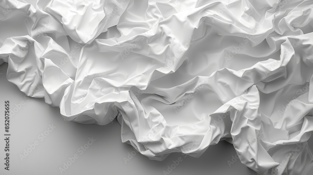 Crumpled white paper texture Crumpled white paper texture