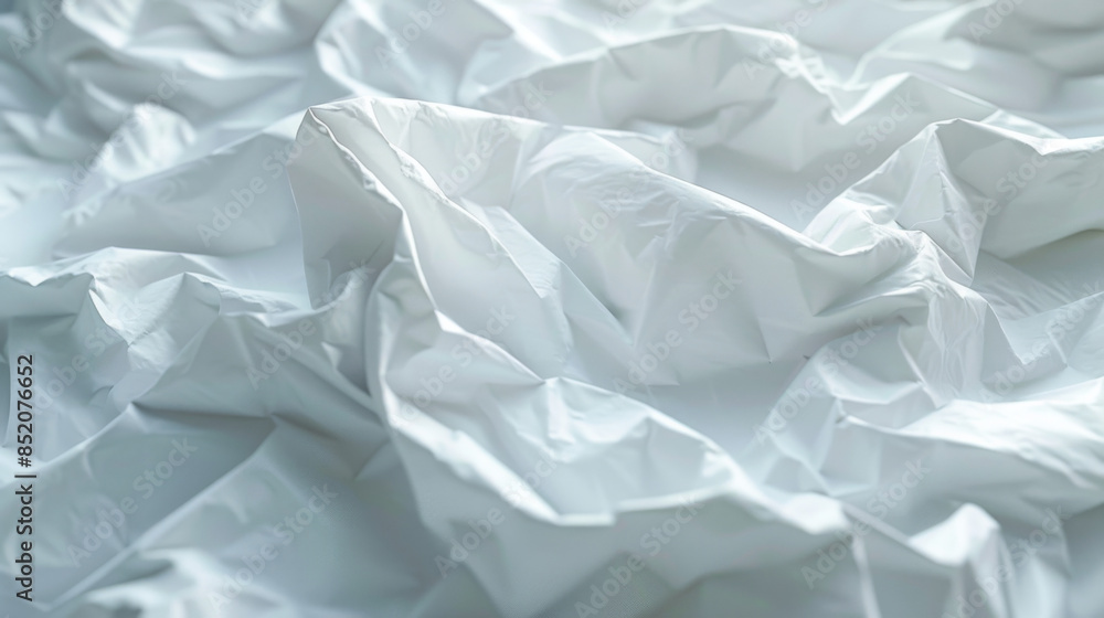 Crumpled white paper texture Crumpled white paper texture