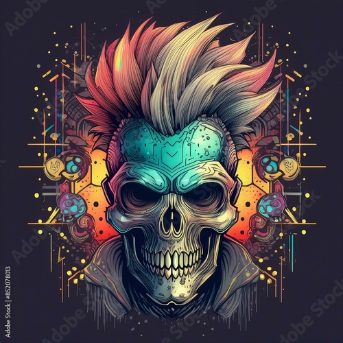 tshirt design black, streetwear tshirt design, punk tshirt design, black punk tshirt design, cyberpunk tshirt design on black, creative tshirt design, grunge punk tshirt design