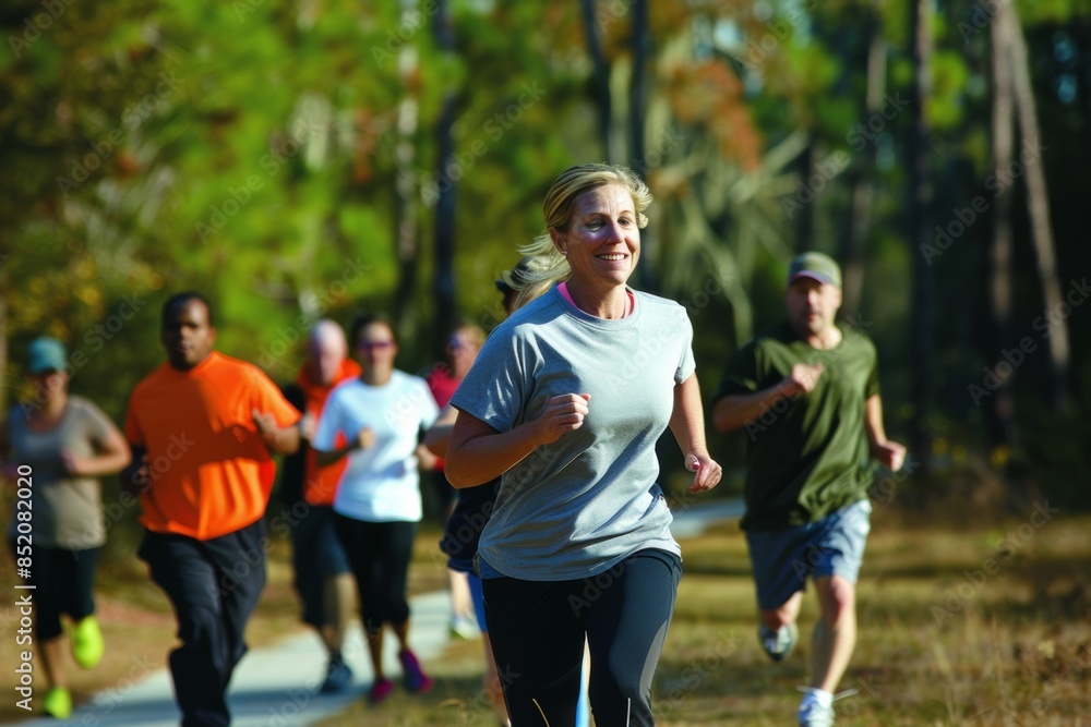 people jogging and running in the park to live healthy lifestyle and lose weight people jogging and running in the park to live healthy lifestyle and lose weight