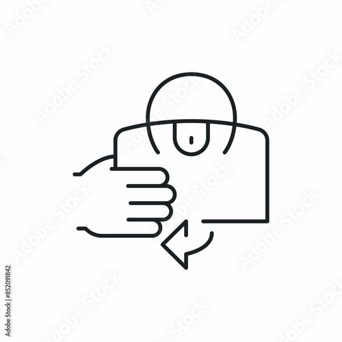 bag theft thief crime icon