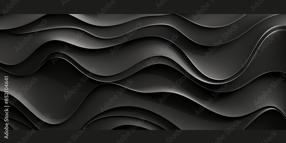 Abstract black wavy background. A sleek and modern composition illustrating fluidity and motion. Ideal for website backgrounds, branding, and design projects in contemporary contexts. Abstract black wavy background. A sleek and modern composition illustrating fluidity and motion. Ideal for website backgrounds, branding, and design projects in contemporary contexts.