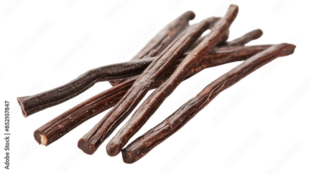Vanilla sticks on a transparent background Vanilla sticks on a transparent background