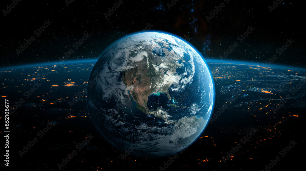 Earth in the outer space collage. Abstract wallpaper. Our home Earth in the outer space collage. Abstract wallpaper. Our home