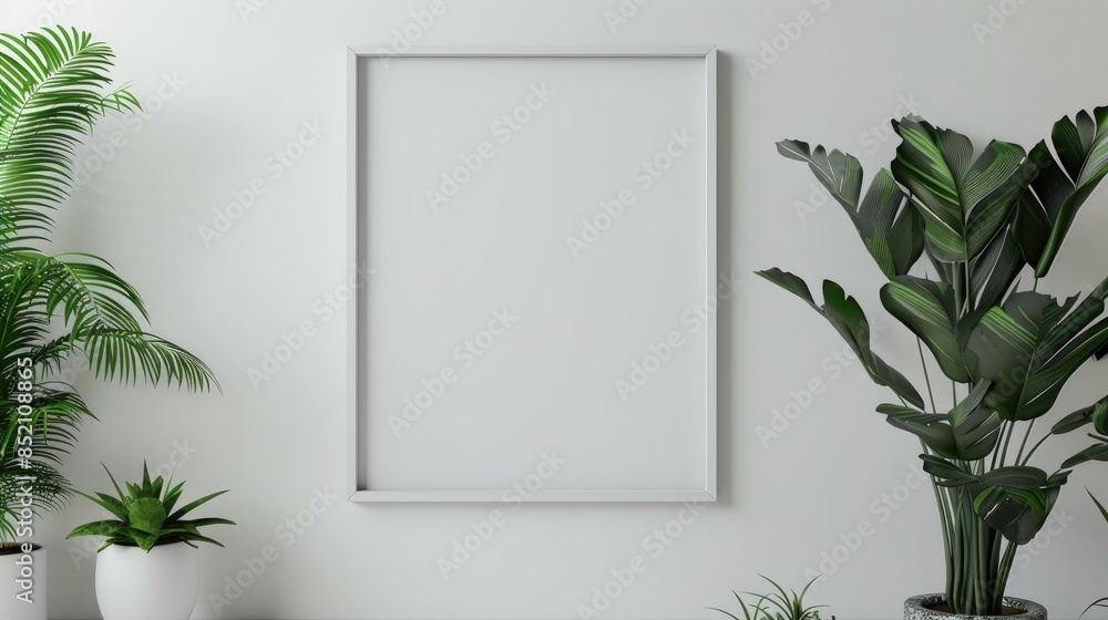 Desktop photo frame against white backdrop Desktop photo frame against white backdrop