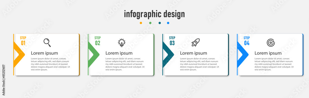 infographic design presentation business infographic arrow template with 4 options infographic design presentation business infographic arrow template with 4 options
