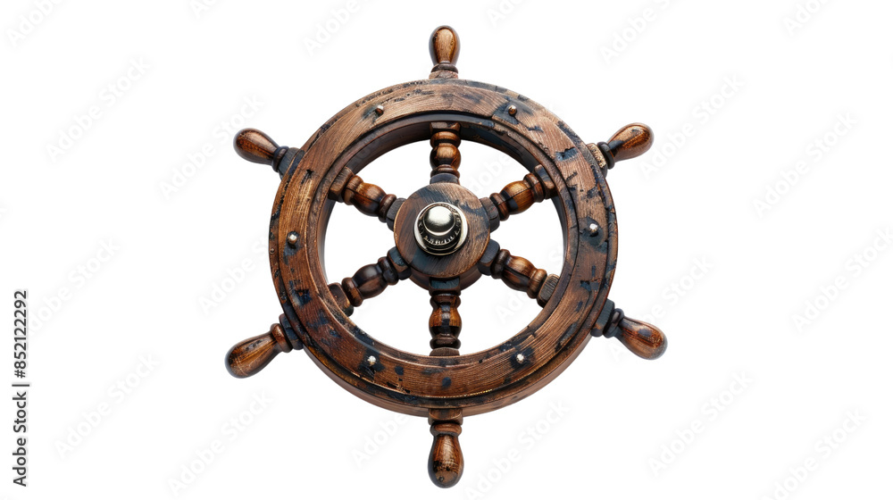 Obraz premium Rudder on a transparent background