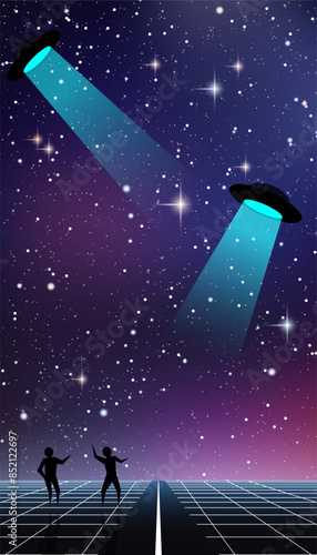 Smartphone vector wallpaper. Night sky vector background
