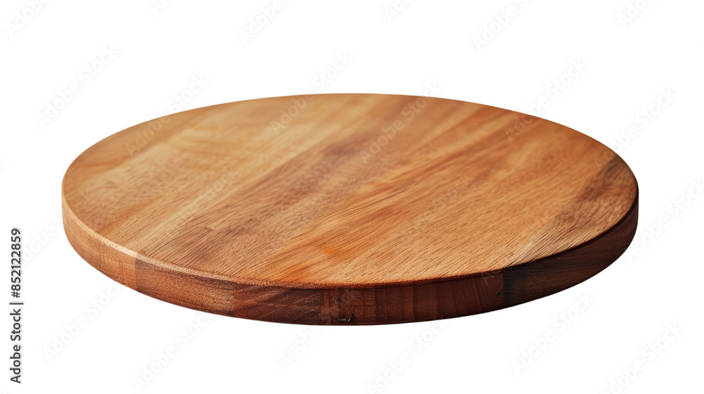 Wooden board on a transparent background